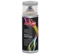 Ambro-Sol V4009006 Smalto Acrilico Multiuso, Vernice Brillante per Interni ed Esterni, Adatto per Qualsiasi Tipo di Materiale, Bomboletta Spray in Banda Stagnata Riciclabile 400 ml, Alluminio
