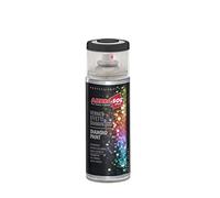 Ambro-Sol V400DIAM3 Smalto / Vernice Finiture Speciali Diamantati, Smalto Metallizzato a Base di Glitters Perlescenti, Bomboletta Spray in Banda Stagnata Riciclabile 400 ml, Nero