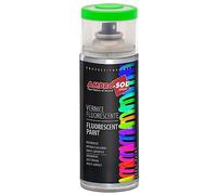 Ambro-Sol V400FLUOR4 Smalto / Vernice Finiture Speciali Fluorescenti, Ideale per Materiali che si Trovano all’Interno Abitazioni, Bomboletta Spray in Banda Stagnata Riciclabile 400 ml, Verde