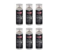Ambro-Sol V400MIC.6 Vernice trasmettente effetto ferro Mica, argento, 400 ml, 6 pezzi