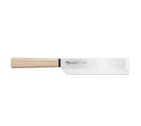 Ambrogio Sanelli, Coltello da Cucina Professionale Hexagon, Coltello Usuba con Lama 21 cm in Acciaio Inox all'Azoto e Manico Esagonale, Coltelli Professionali in Stile Giapponese, Made in Italy
