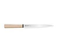 Ambrogio Sanelli, Coltello da Cucina Professionale Hexagon, Coltello Yanagiba con Lama 21 cm in Acciaio Inox all'Azoto e Manico Esagonale, Coltelli Professionali per Sushi e Sashimi, Made in Italy