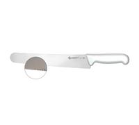Ambrogio Sanelli, Linea Supra, Coltello Panettiere per Pasticceria e Panificazione con Lama Micro da 26 cm in Acciaio Inox, Impugnatura in SEBS Pratica ed Ergonomica, Certificato NSF, Made in Italy