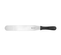 Ambrogio Sanelli, Linea Supra, Spatola Retta Professionale per Pasticceria con Lama da 27 cm in Acciaio Inox, Impugnatura in SEBS Pratica ed Ergonomica, Certificata MOCA, Made in Italy