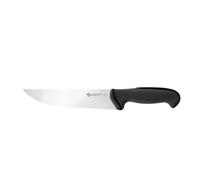 Ambrogio Sanelli, Linea Tecna Coltello francese cm 20 NERO con Lama in Acciaio Inox NitroB e Manico Ergonomico a grip evoluto, Coltello Professionale, Made in Italy