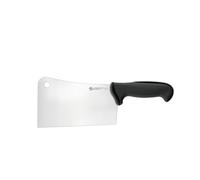 Ambrogio Sanelli, Linea Tecna Falcetta cm 16 NERA con Lama in Acciaio Inox NitroB e Manico Ergonomico a grip evoluto, Coltello Professionale, Made in Italy