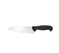 Ambrogio Sanelli, Linea Tecna Trinciante cuoco cm 16 NERO con Lama in Acciaio Inox NitroB e Manico Ergonomico a grip evoluto, Coltello Professionale, Made in Italy