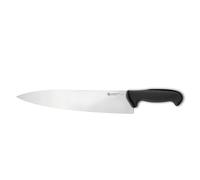 Ambrogio Sanelli, Linea Tecna Trinciante cuoco cm 30 NERO con Lama in Acciaio Inox NitroB e Manico Ergonomico a grip evoluto, Coltello Professionale, Made in Italy