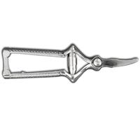 Ambrogio Sanelli Masticatore cromato curvo, 18 cm Masticatore cromato curvo, 18 cm