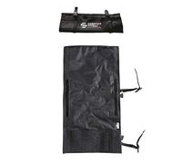 Ambrogio Sanelli, Rotolo Porta coltelli Chef, Custodia per 3 Coltelli ed 1 Accessorio, Adatto per Lame fino a 30 cm, 2 Fibbie Regolabili e Maniglia per il Trasporto, Pratico e Sicuro, 31,5 x 60 cm