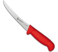 Ambrogio Sanelli - Supra Colore - Coltello Disosso Curvo. Colore: Rosso. Lama: Curva, in Acciao Inox Nitro-B Inox all'azoto. Cm: 15