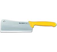 Ambrogio Sanelli - Supra Colore - Falcetta Salumiere. Manico Ergonomico in Polipropilene, Colore: Giallo. Lama: Larga e Pesante, in Acciao Inox Nitro-B Inox all'azoto. Cm: 18