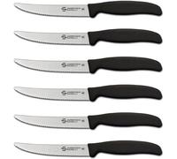 Ambrogio Sanelli Supra - Conf. 6 coltelli bistecca dentato cm 12