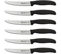 Ambrogio Sanelli Supra - Conf. 6 coltelli bistecca mezzo dentato cm 12