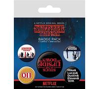 AMBROSIANA BP80655 608911 - Stranger Things - Pin's/Badge - Upside Down (PlayStation 4)