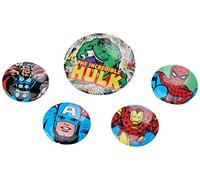 AMBROSIANA Marvel Retro Hulk Badge, Multicolore, 10 x 12.5 x 1.3 cm