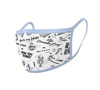 AMBROSIANA Mascherine Tessuto Jersey Elasticizzato Cotone 100% (2 Pz), multicolore, taglia unica