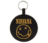 AMBROSIANA Nirvana (Smiley) Portachiavi in Tessuto, Multi, Taglia Unica Unisex-Adulto