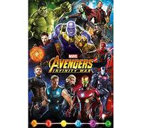 AMBROSIANA Poster (42r) Avengers Infinity War Characters (61x91,5)