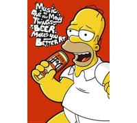 AMBROSIANA Poster (43u) The Simpsons Homer Music (61x91,5)