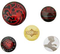 AMBROSIANA Pyramid International Game of Thrones Fuoco e Sangue Badge, 5 spille