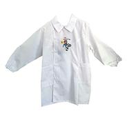 AMBROSINO Grembiule Asilo Che fenomeno i514 Grembiulino (Bianco, 4 Anni - tg. 55-104 cm)