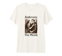 Ambrosio Il Monaco Matthew Lewis Gothic Horror Classico Maglietta Premium
