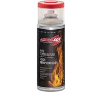 Ambro-Sol V400TEMP6 Smalto / Vernice Alte Temperature, Consente di Rinnovare le Superfici Soggette ad Alte Temperature, Bomboletta Spray in Banda Stagnata Riciclabile 400 ml, Grigio Antracite
