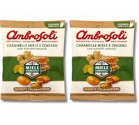 Ambrosoli Busta caramelle Mielness & Zenzero gr.90 (Confezione da 2)