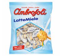 Ambrosoli Caramelle Latte e Miele 1kg Lattemiele Classiche 180 Pezzi