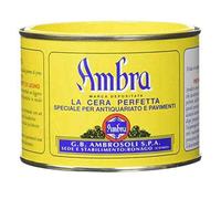 AMBROSOLI CERA LEGNO AMBRA SOLIDA COLORE MARRONE 500 ML