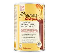 Ambrosoli Colazione Protein Miele e Cacao Mix Proteico per Shake 260 g | Una colazione proteica pratica, con il gusto intenso del cacao e la firma Ambrosoli.