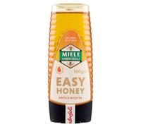 Ambrosoli Easy Honey 360 g - Miele con Dosatore Salvagoccia, Flacone Squeeze Pratico, Ideale per Colazione, Yogurt, Bevande Calde e Ricette