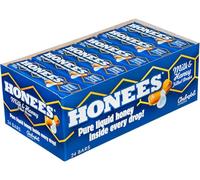 Ambrosoli Honees - Bastone 9 gocce con latte e miele, confezione da 24 barre