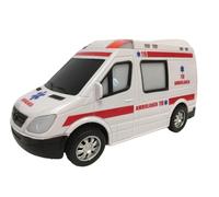 Ambulanza Giocattolo con Luci e Suoni e Movimento Mistero Bump & Go Ambulanze Pronto Soccorso con Luci Suoni Ambulanza Grande per Bambini con Movimento Sirene e Fari Led Giocattolo
