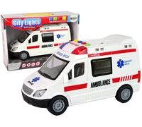 Ambulanza giocattolo luci e suoni con motore a frizione
