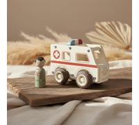 Little Dutch 2527 legno auto ambulanza - bianco