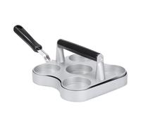 Amburgo - Stampino per polpette | 5 griglie robuste antiaderenti per barbecue, per barbecue, per, il barbecue, il tailgating, la casa e gli esterni