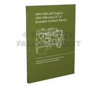 AMC Aquila Motore e Trasmissione Revisione Manuale 1984 1985 1986 1987 1988