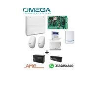 AMC KIT ALLARME SERIE CX64 IBRIDA + BATTERIE AL PIOMBO 12V 7A/2A - KIT964
