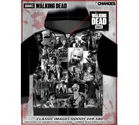 AMC THE WALKING DEAD Walker Classic Images Gun Rick Carl Zombie Daryl Hoodie