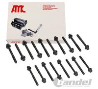 AMC VITI Testa Cilindro Set 18 Pz. Compatibile Con FORD MD25NA TI RANGER 2.5 TD