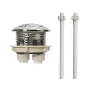 Amcbkyea Pulsante Universale per Scarico WC 40 mm, Pulsante di Scarico per Doppio Scarico, Pulsante per Tanica Acqua con Diametro da 37-44 mm, Pulsante per Serbatoio per Bagno
