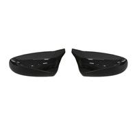 AMCBYSGC Calotte per specchietti Compatibile con BMW X5 E70 X6 E71 | Side Wing Rearview Modified Styling Bright Pattern Caps Compatibile con BMW X5 E70 X6 E71 2008-2013(Carbon fiber)