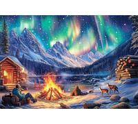 AMCJJ 1000 pezzi di puzzle, 1000 pezzi di puzzle per adulti, regalo di anniversario, regalo di Natale, decorazione della casa, prevenzione della degenerazione cerebrale negli anziani,