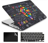 AMCJJ Compatibile con MacBook Air 15 pollici Caso 2024 2023 Rilascio M3 A3114 M2 A2941 Touch ID, Plastica Hard Shell Caso & Tastiera Cover & Screen Protector - Idea