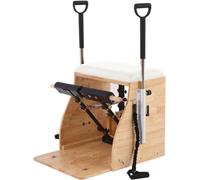 AMCOIN Sedia per Pilates Riformatore per Pilates Domestico Attrezzatura per Sedie Professionali per Pilates di Stabilità Attrezzatura per Pilates con Maniglie per Casa E Studio (A-2)
