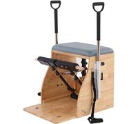 AMCOIN Sedia per Pilates Riformatore per Pilates Domestico Attrezzatura per Sedie Professionali per Pilates di Stabilità Attrezzatura per Pilates con Maniglie per Casa E Studio (A-3)
