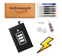 AmComponent - BATTERIA di ricambio di ricambio per REALME 8 5G RMX3241 BLP803 / qualità | Componente di ricambio con capacità elevata, lunga durata con il dispositivo e zero cicli