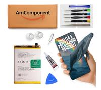 AmComponent - BATTERIA di ricambio di ricambio per REALME C25Y BLP771 RMX3268 RMX3269 / qualità | Componente di ricambio con capacità elevata, lunga durata con il dispositivo e zero cicli